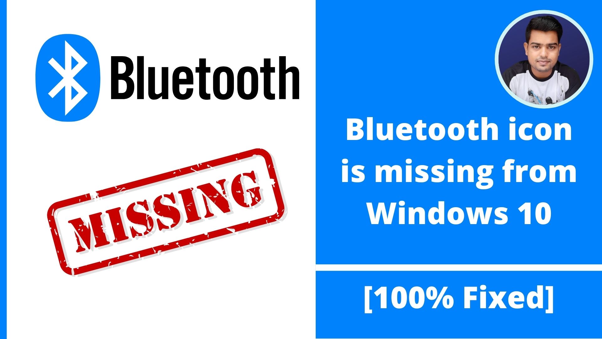 bluetooth turn on swich missing windows 10
