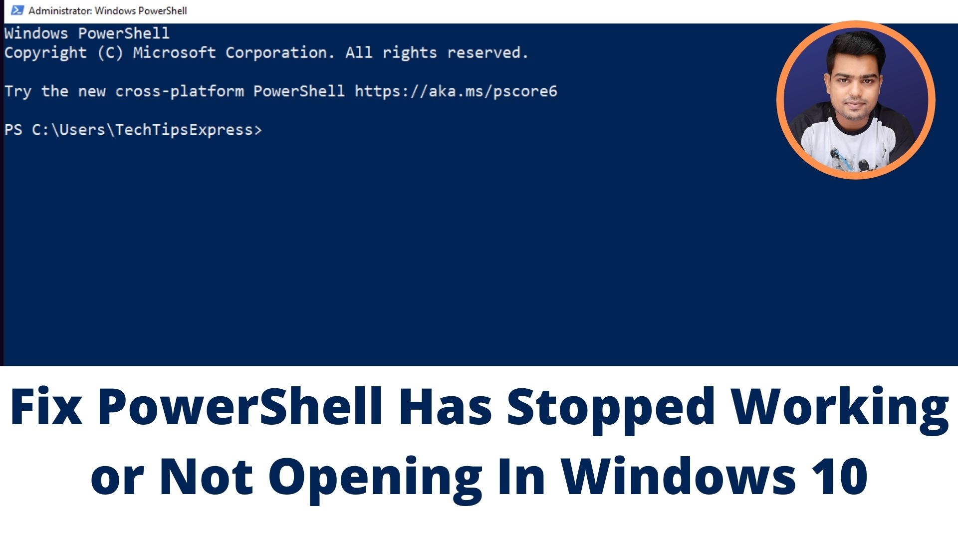 windows powershell has stopped working windows 10 2019