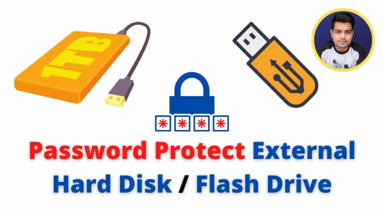 Password Protect External Disk / Flash Drive on Windows 10