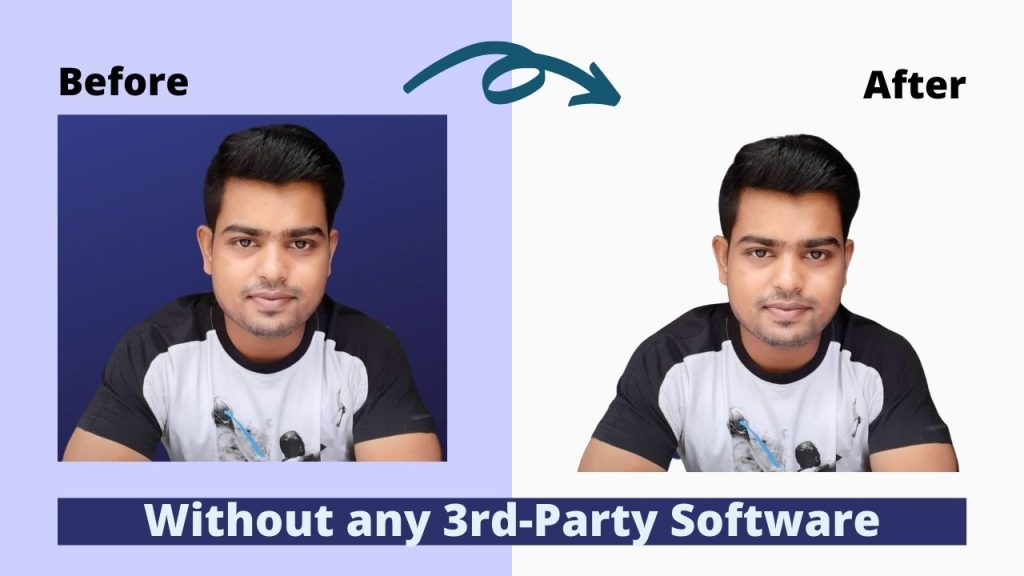 Remove Background from Picture Without any 3rdParty Software