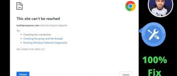 This Site Can't Be Reached ERR_CONNECTION_REFUSED in Google chrome- Fixed easily