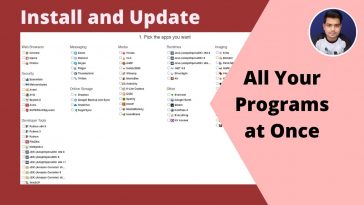 Install Multiple PC Applications At Once
