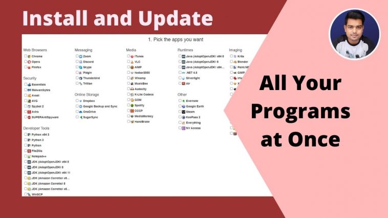 Install Multiple PC Applications At Once