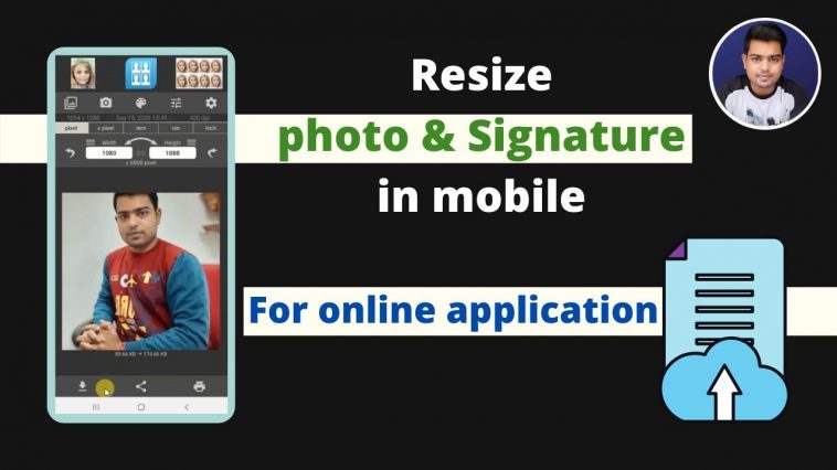 Resize Photo in Mobile - How to Resize Image for Online Form_TechTipsExpress