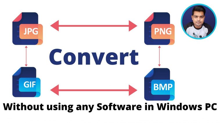 Convert an image to the PNG - GIF - BMP - JPEG Without Using any Software_TechTipsExpress