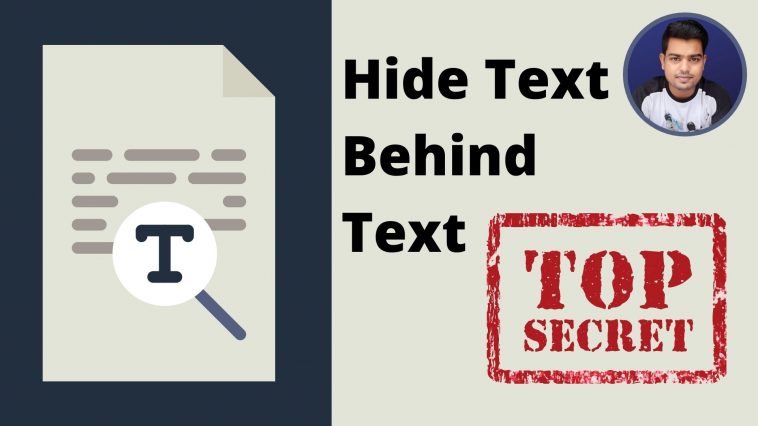 Hide Text behind Text - How to Hide txt File under txt File_TechTipsExpress