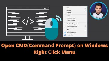 Open a Command Prompt in Any Folder from the Right-Click Context Menu