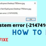 File System Error (-2147416359) - How To Fix Photos App Error - TechTipsExpress