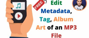 MP3 Tag Editor - Add _Edit Metadata, Tag, Album Art of an MP3Music File