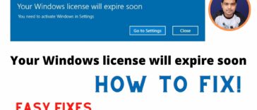Your Windows license will expire soon [FIXED] - TechTipsExpress