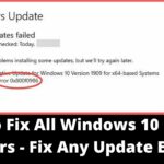 Windows Update Troubleshooter for Windows 10 - Fix All Update Errors - TechTipsExpress