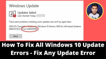Windows Update Troubleshooter for Windows 10 - Fix All Update Errors - TechTipsExpress