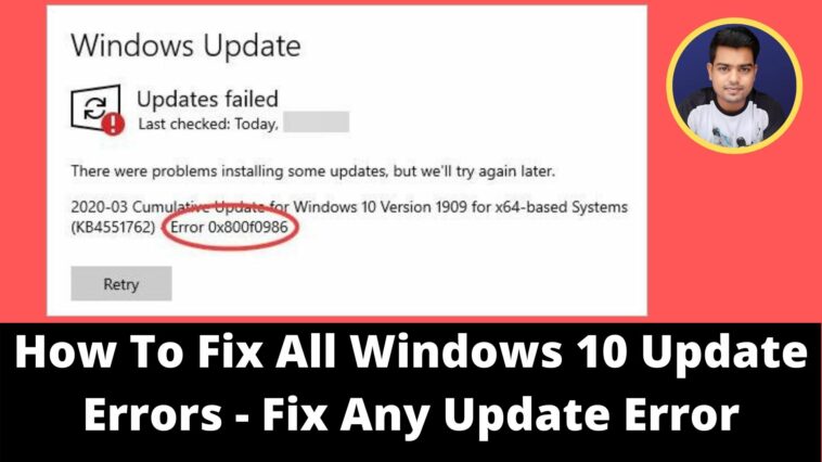 Windows Update Troubleshooter for Windows 10 - Fix All Update Errors - TechTipsExpress