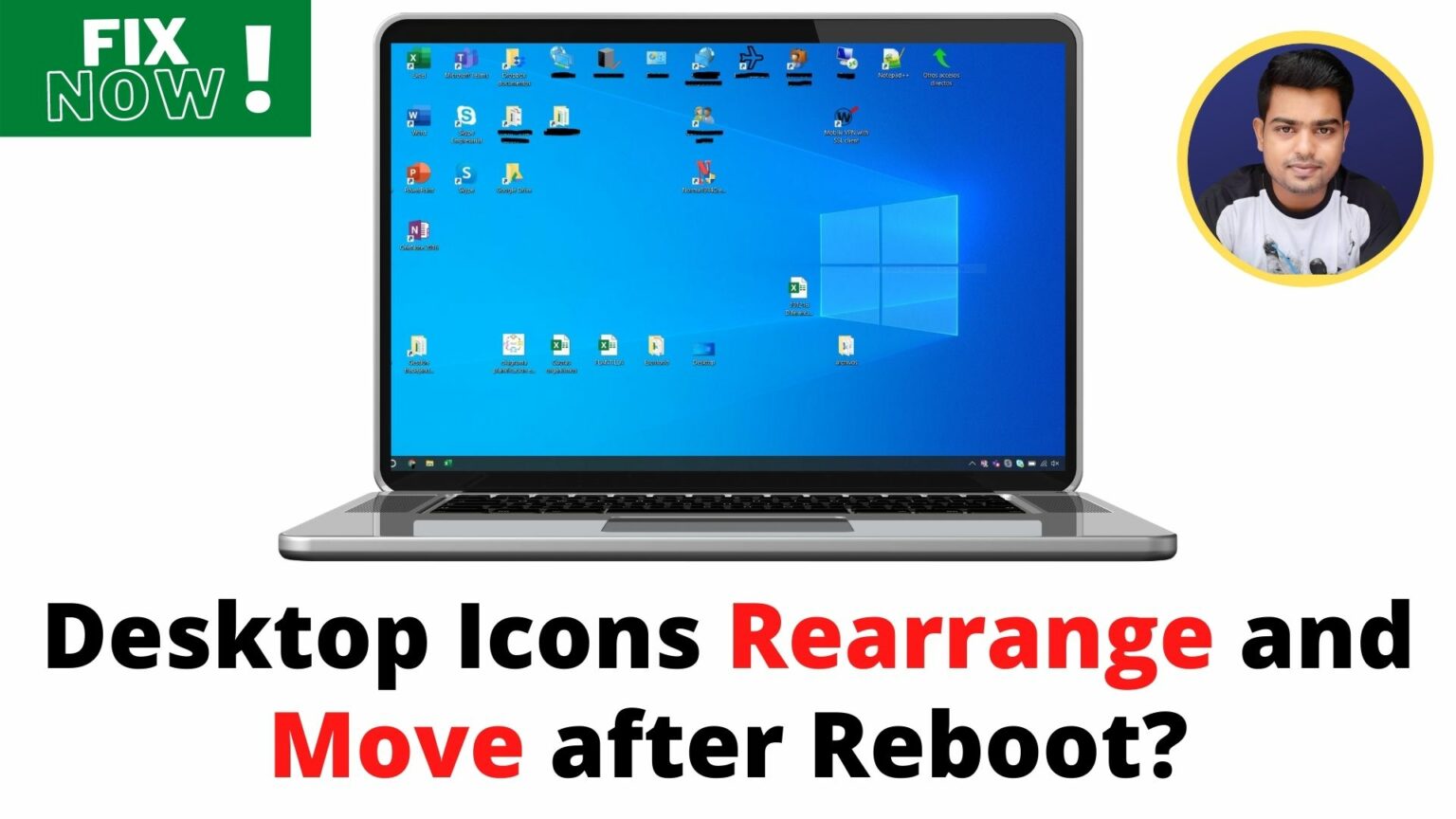 Desktop Icons Rearranging Themselves Upon Reboot Fix Icons Moving