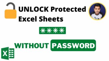 UNLOCK Protected Excel Sheets WITHOUT Password - Excel Password Recovery - TechTipsExpress