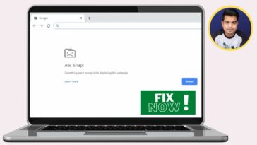 Aw, Snap! Error in Chrome - How To Fix Aw Snap! Problem in Google Chrome - TechTipsExpress