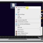 How to Add or Remove Permanently Delete Option To The Right Click Context Menu in Windows 10 - TechTipsExpress