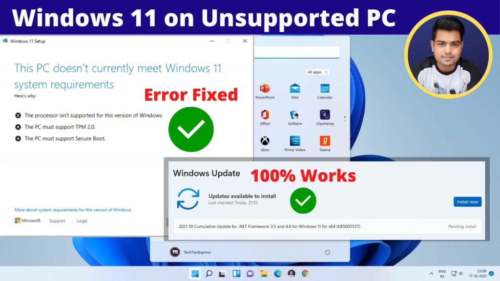 How To Install Windows 11 On Unsupported Hardware - Without TPM