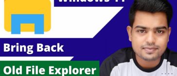 Restore OLD File Explorer in Windows 11 - How to Switch back to Win10 File Explorer - TechTipsExpress