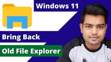 Restore OLD File Explorer in Windows 11 - How to Switch back to Win10 File Explorer - TechTipsExpress