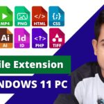 Enable File Extension In Windows 11 - How To Hide Or Show File Extensions - TechTipsExpress