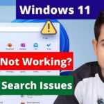 Search Bar Not Working In Windows 11 - Top 14 Ways To Fix Search Not Working Issue - TechTipsExpress