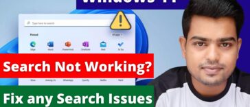 Search Bar Not Working In Windows 11 - Top 14 Ways To Fix Search Not Working Issue - TechTipsExpress